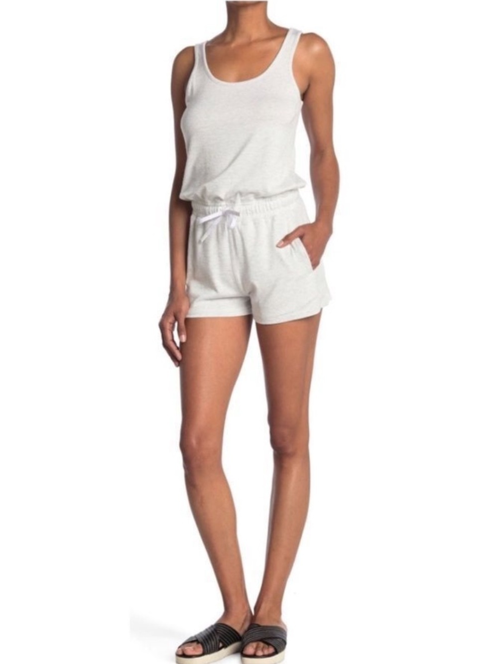 Rag & Bone Knit Romper in Earl Gray- XS.